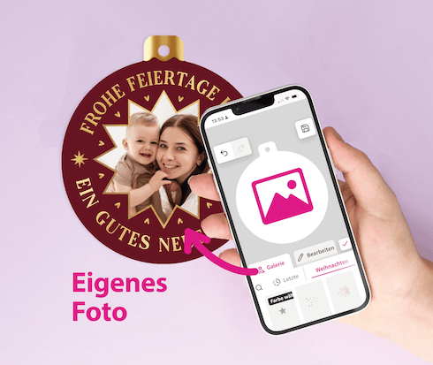 Mit eigenem Foto beginnen
