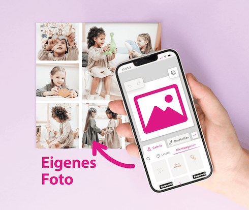 Mit eigenem Foto beginnen